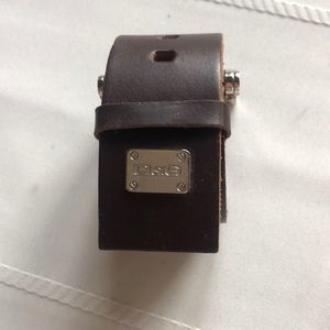 Men’s leather wrist cuff